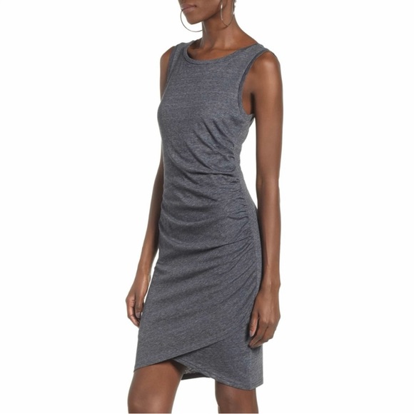 Leith Dark Gray Bodycon Sleeveless Dress - size small - Picture 3 of 14